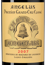 Вино Chateau Angelus, (148071), красное сухое, 2007 г., 0.75 л, Шато Анжелюс цена 104990 рублей
