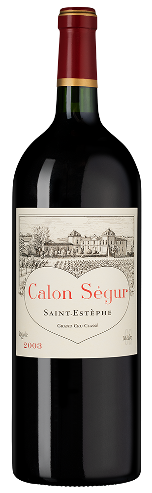 Вино Chateau Calon Segur (Saint-Estephe), 2003, 1.5л, (142191), Франция, Бордо, красное, сухое, 1.5 л, Шато Калон Сегюр, цена 127490 рублей