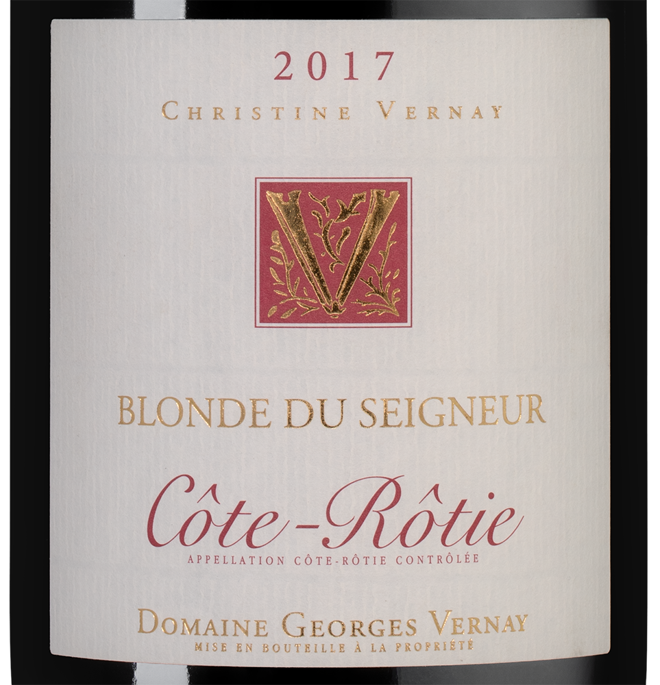 Вино Blonde du Seigneur (Cote-Rotie), Domaine Georges Vernay, 2017, (124767), Франция, Долина Роны, красное, сухое, 0.75 л, Блонд дю Сеньор, цена 24990 рублей