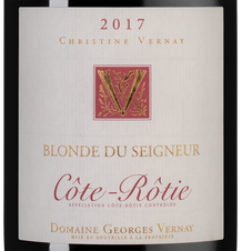 Вино Blonde du Seigneur (Cote-Rotie), (124767), красное сухое, 2017, 0.75 л, Блонд дю Сеньор цена 21490 рублей