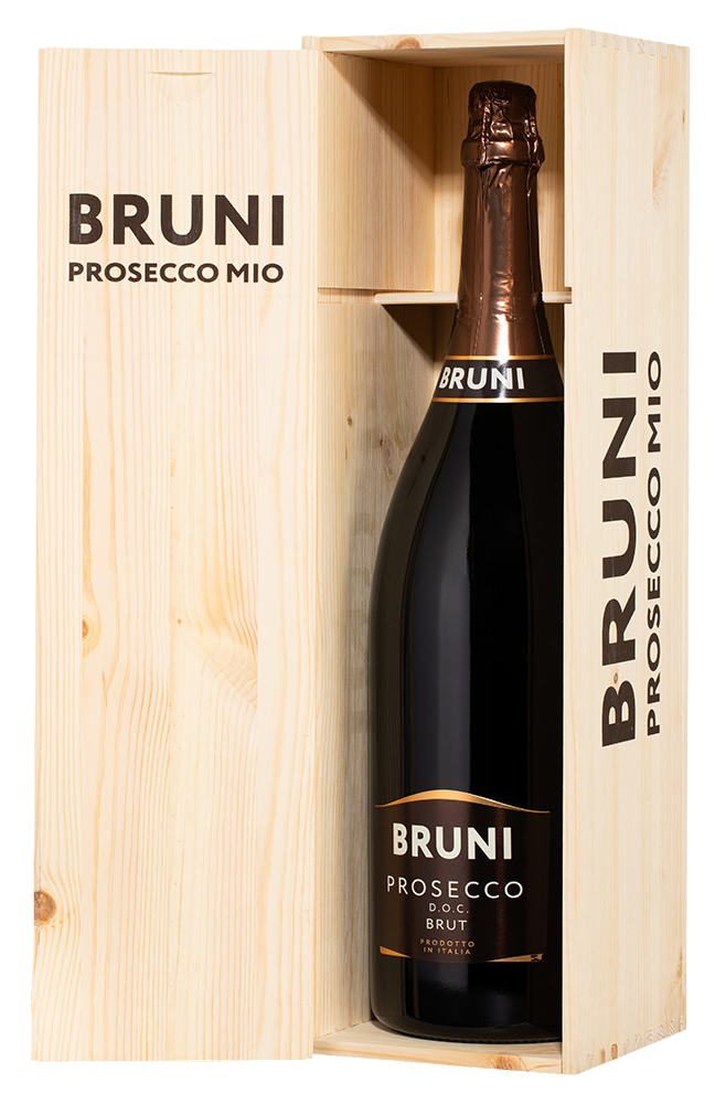 Игристое вино Bruni Prosecco Brut в подарочной упаковке, 3л, (158530), Италия, Венето, белое, брют, 3 л, Просекко Брют, цена 24990 рублей