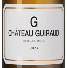 Вино Le G de Chateau Guiraud, (149920), белое сухое, 2023, 0.75 л, Ле Ж де Шато Гиро цена 5490 рублей