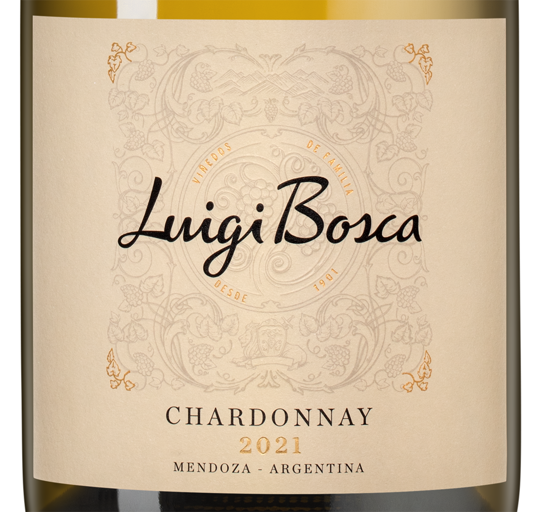 Вино Chardonnay, Luigi Bosca, 2021, (130834), Аргентина, Мендоса, белое, сухое, 0.75 л, Шардоне, цена 2243 рублей