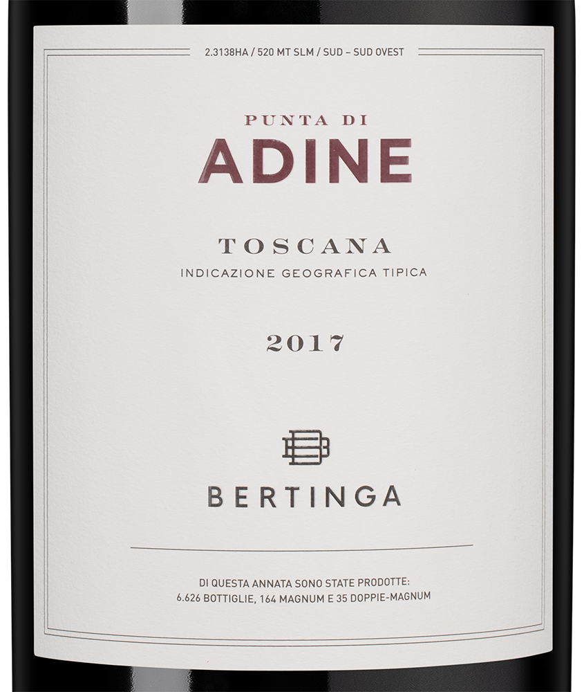 Вино Punta di Adine в подарочной упаковке, Bertinga, 2017, 3л, (146909), Италия, Тоскана, красное, сухое, 3 л, Пунта ди Адине, цена 109990 рублей