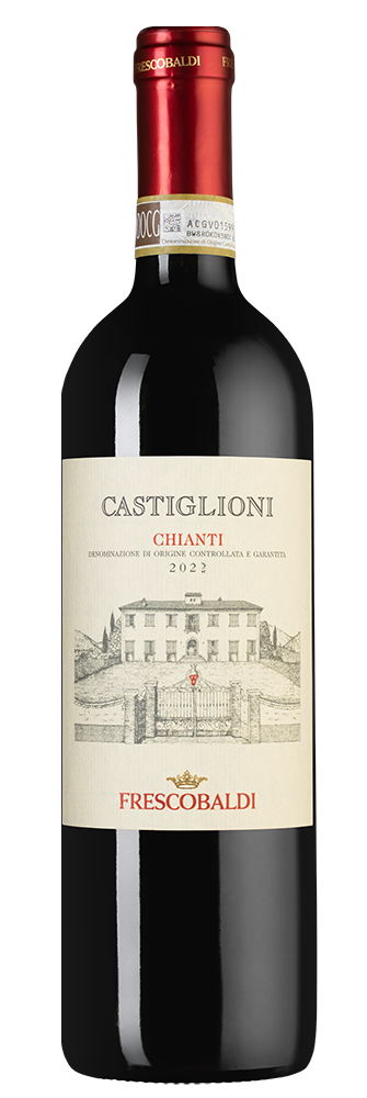 Вино Chianti Castiglioni, Frescobaldi, 2022, (144456), Италия, Тоскана, красное, сухое, 0.75 л, Кьянти Кастильони, цена 2243 рублей