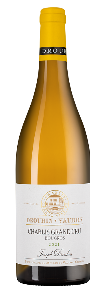 Вино Chablis Grand Cru Bougros, Joseph Drouhin, 2021, (118466), Франция, Бургундия, белое, сухое, 0.75 л, Шабли Гран Крю Бугро, цена 32490 рублей