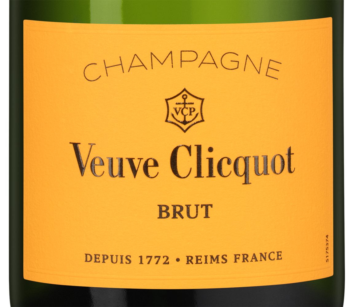 Шампанское Veuve Clicquot Brut, Veuve Clicquot Ponsardin, 2020, (161016), Франция, Шампань, белое, брют, 0.75 л, Вдова Клико Брют, цена 9990 рублей