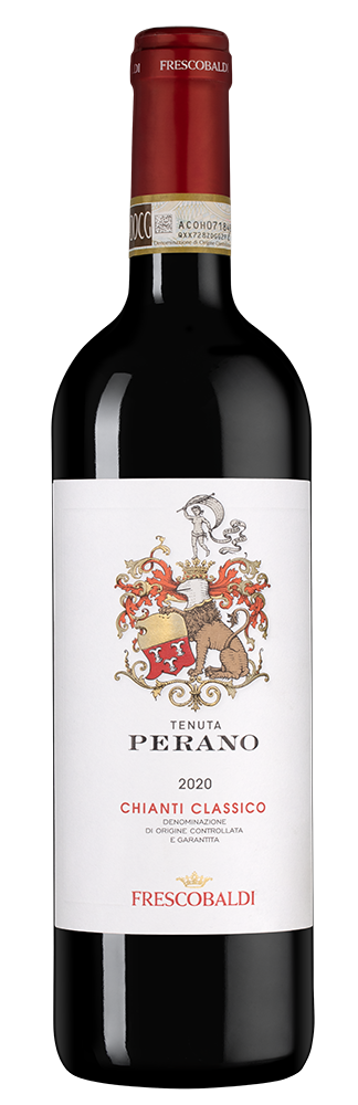 Вино Tenuta Perano Chianti Classico, Frescobaldi, 2020, (133653), Италия, Тоскана, красное, сухое, 0.75 л, Тенута Перано Кьянти Классико, цена 3743 рублей