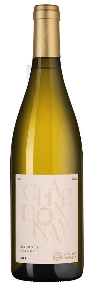 Вино Chardonnay, Усадьба Маркотх, 2024, (156629), Россия, Кубань, белое, сухое, 0.75 л, Шардоне, цена 2890 рублей