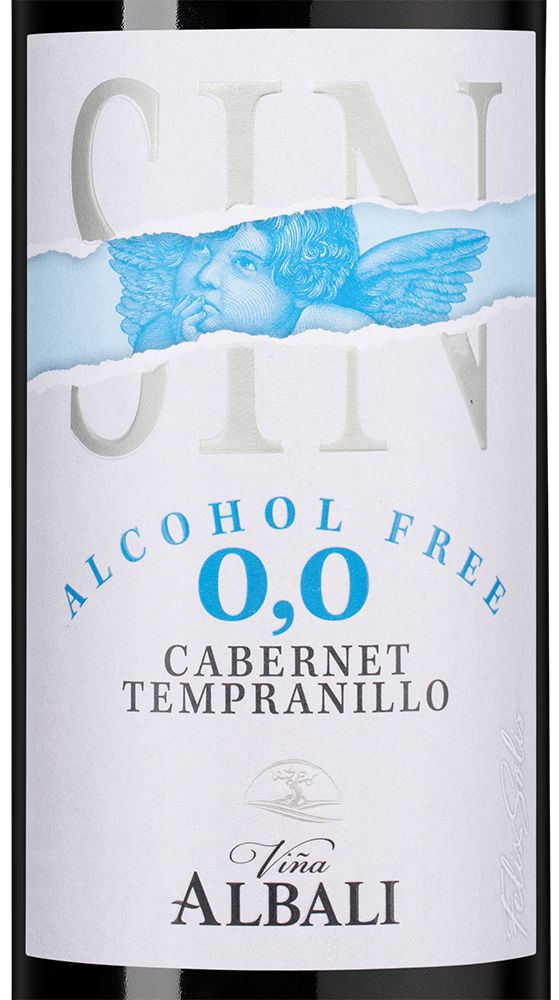 Вино безалкогольное Vina Albali Cabernet Tempranillo Low Alcohol, 0,0%, Felix Solis, 2024, (155184), Испания, Кастилия Ла Манча, 0.75 л, Винья Албали Каберне Темпранильо Безалкогольное, цена 1340 рублей