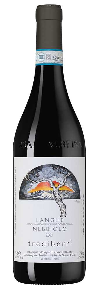Вино Langhe Nebbiolo, Trediberri, 2021, (137751), Италия, Пьемонт, красное, сухое, 0.75 л, Ланге Неббиоло, цена 6790 рублей