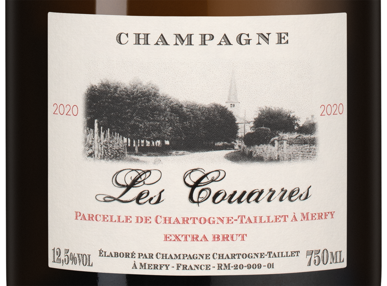 Шампанское Les Couarres Extra Brut, Chartogne-Taillet, 2020, (154968), Франция, Шампань, белое, экстра брют, 0.75 л, Ле Куар Экстра Брют, цена 23490 рублей