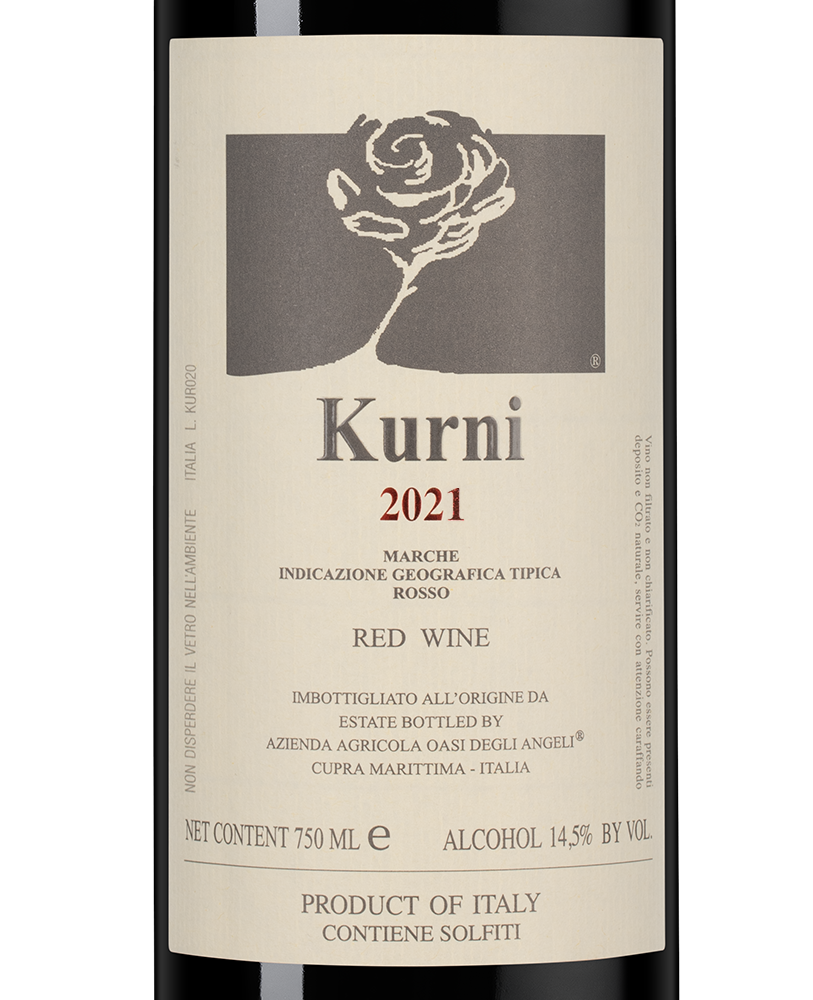Вино Kurni, Oasi degli Angeli, 2021, (145290), Италия, Марке, красное, полусладкое, 0.75 л, Курни, цена 29990 рублей