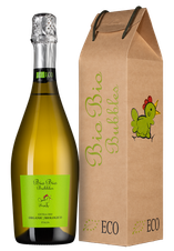 Игристое вино Bio Bio Bubbles Extra Dry в подарочной упаковке, (140742), gift box в подарочной упаковке, белое брют, 0.75 л, Био Био Бабблс Экстра Драй цена 1640 рублей