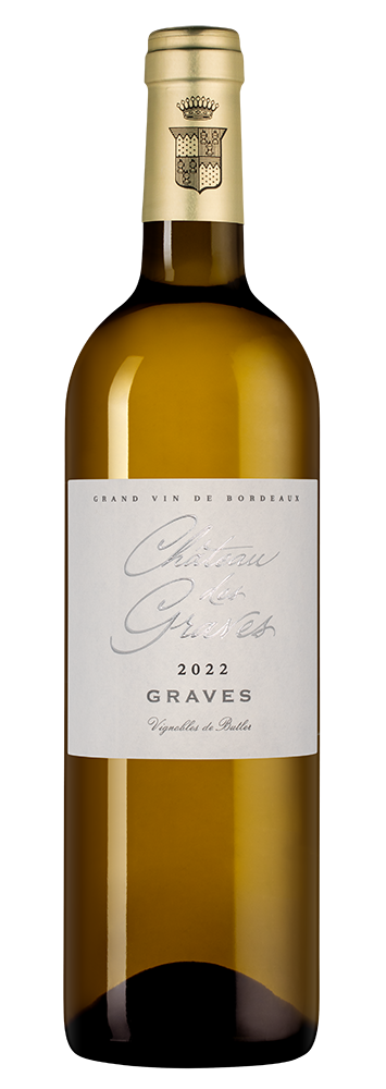 Вино Chateau des Graves Blanc (Graves), Vignobles Butler, 2022, (145614), Франция, Бордо, белое, сухое, 0.75 л, Шато де Грав Блан, цена 4790 рублей