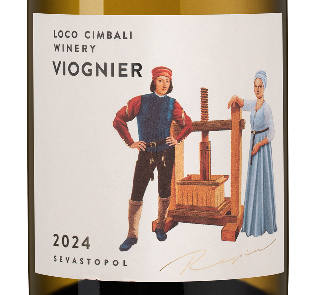 Вино Loco Cimbali Viognier, 2024, (157820), Россия, Крым, белое, сухое, 0.75 л, Локо Чимбали Вионьe, цена 2090 рублей