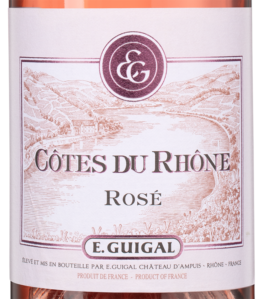 Вино Cotes du Rhone Rose, Guigal, 2022, (145295), Франция, Долина Роны, розовое, сухое, 0.75 л, Кот дю Рон Розе, цена 2993 рублей
