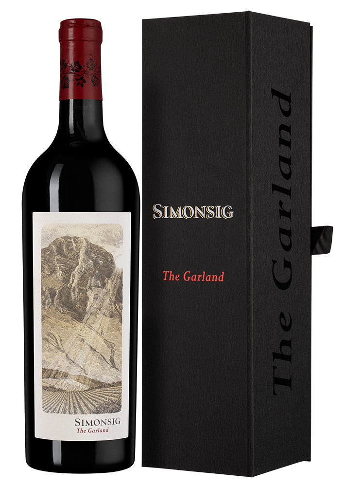 Вино Garland Cabernet Sauvignon в подарочной упаковке, Simonsig, 2021, (155023), Южная Африка, Стелленбош, красное, сухое, 0.75 л, Гарлэнд Каберне Совиньон, цена 16990 рублей