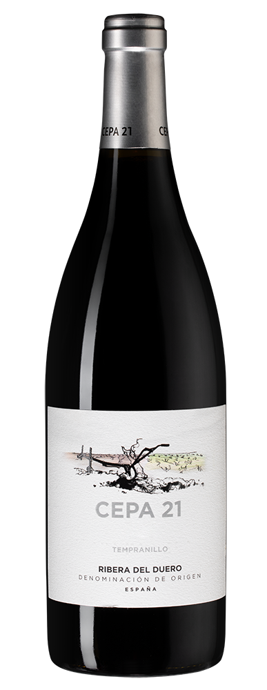 Вино Cepa 21, Bodegas Cepa 21, 2017, (130533), Испания, Кастилия и Леон, красное, сухое, 0.75 л, Рибера дель Дуэро Сепа 21, цена 6690 рублей