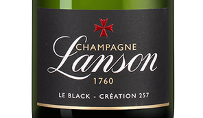 Шампанское из винограда Пино Менье Le Black Creation 257 Brut