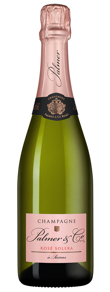 Шампанское Rose Solera, Palmer & Co, (141432), Франция, Шампань, розовое, брют, 0.75 л, Розе Солера, цена 18490 рублей