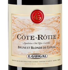 Вино Cote-Rotie Brune et Blonde de Guigal, (140592), красное сухое, 2019 г., 0.75 л, Кот-Роти Брюн э Блонд де Гигаль цена 19990 рублей