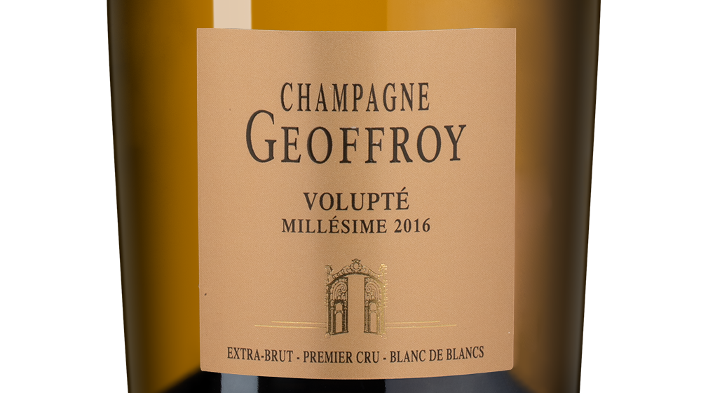 Шампанское Geoffroy Volupte Brut Premier Cru, 2016, (144799), Франция, Шампань, белое, экстра брют, 0.75 л, Волюпте Премье Крю Брют, цена 21490 рублей