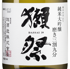 Саке Dassai 39, (145325), 15%, Япония, 0.72 л, Дассай 39 цена 7790 рублей
