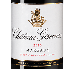 Вино Chateau Giscours, (140678), красное сухое, 2016 г., 0.75 л, Шато Жискур цена 17490 рублей