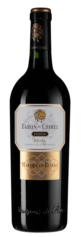 Вино Baron de Chirel Reserva, Marques de Riscal, 1999, (133237), Испания, Риоха, красное, сухое, 0.75 л, Риоха Барон де Чирель Ресерва, цена 49990 рублей