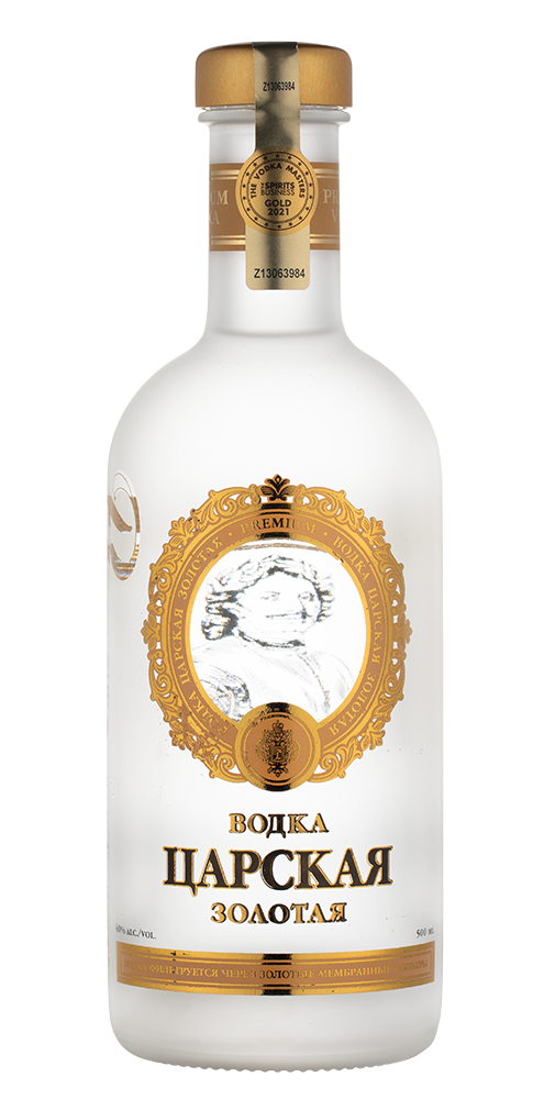 Водка Царская Золотая, 0.5л, (146618), Россия, Санкт-Петербург, 0.5 л, Царская Золотая, цена 690 рублей
