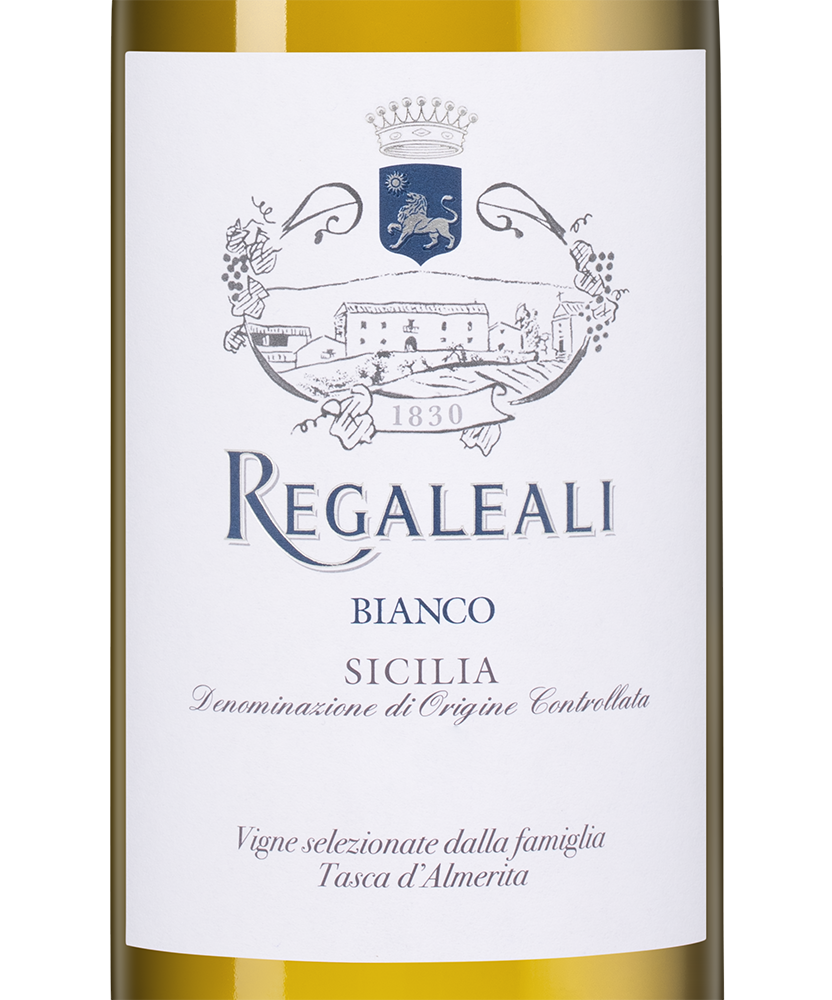 Вино Tenuta Regaleali Bianco, Tasca d'Almerita, 2024, (156478), Италия, Сицилия, белое, сухое, 0.75 л, Тенута Регалеали Бьянко, цена 2890 рублей