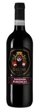 Вино Bruni Sangiovese, (142517), красное полусухое, 2022 г., 0.75 л, Бруни Санджовезе цена 1140 рублей