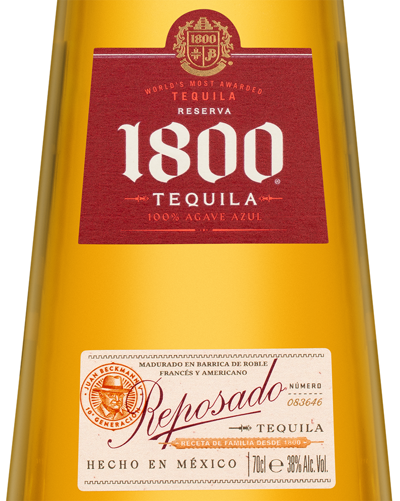 Текила Tequila Reserva 1800 Reposado, (155522), Мексика, Халиско, 0.7 л, Ресерва 1800 Репосадо, цена 6190 рублей