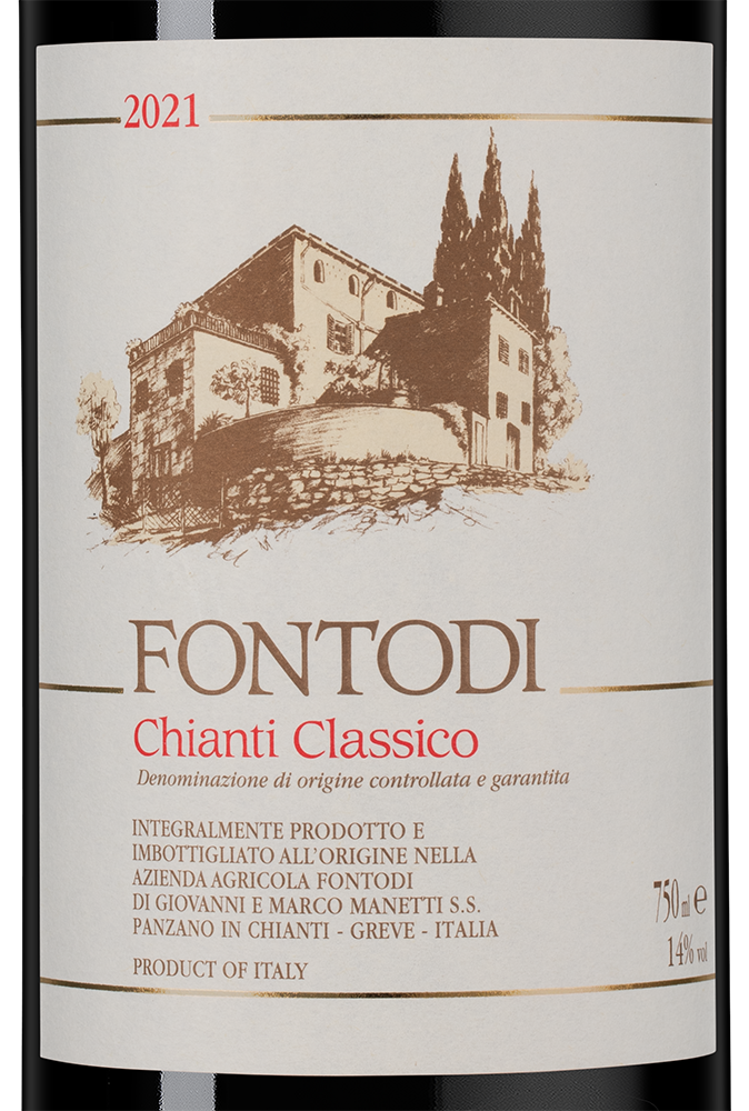 Вино Chianti Classico, Fontodi, 2021, (149465), Италия, Тоскана, красное, сухое, 0.75 л, Кьянти Классико, цена 10490 рублей