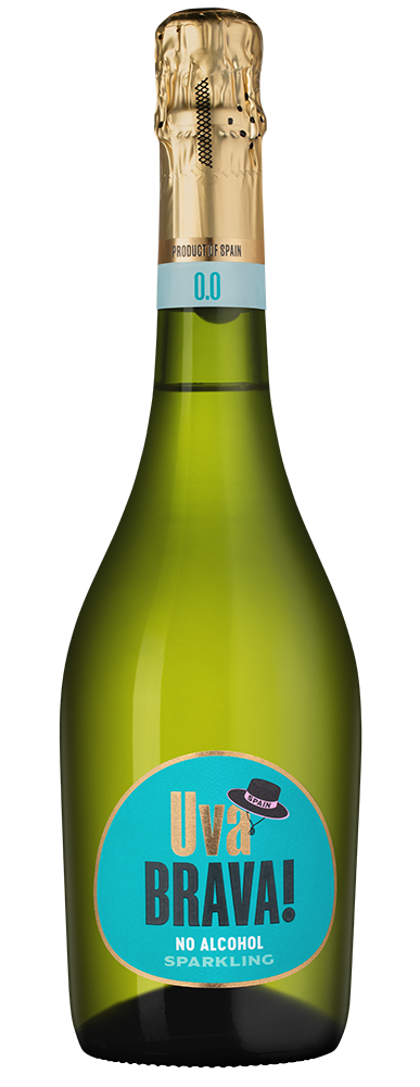 Игристое вино безалкогольное Uva Brava Sparkling White, 0,0%, Bodegas Reymos, (147904), Испания, 0.75 л, Ува Брава Спарклинг Уайт Безалкогольное, цена 1290 рублей