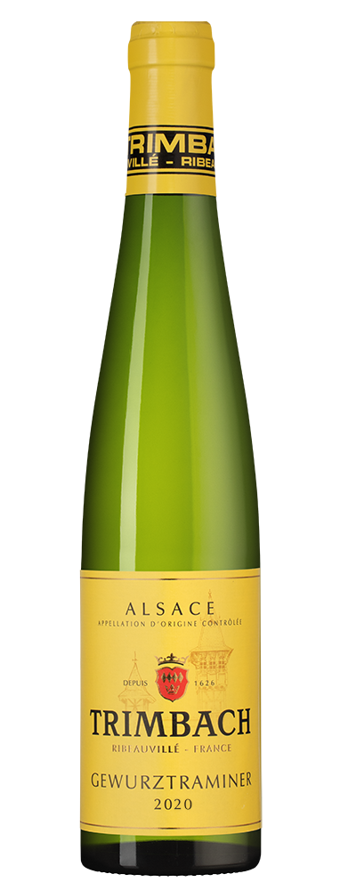 Вино Gewurztraminer, Trimbach, 2020, 0.375л, (147499), Франция, Эльзас, белое, полусухое, 0.375 л, Гевюрцтраминер, цена 4140 рублей