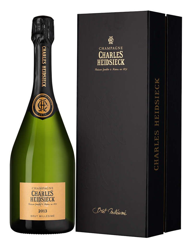 Шампанское Brut Millesime в подарочной упаковке, Charles Heidsieck, 2013, (148621), Франция, Шампань, белое, брют, 0.75 л, Брют Миллезим, цена 34990 рублей