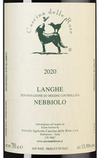 Вино Langhe Nebbiolo, (130537), красное сухое, 2020 г., 0.75 л, Ланге Неббиоло цена 6790 рублей