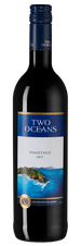 Вино Two Oceans Pinotage, (108769), красное полусухое, 2017 г., 0.75 л, Ту Оушенз Пинотаж цена 950 рублей