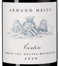 Вино Corton Grand Cru Hautes-Mourottes, (143571), красное сухое, 2020 г., 0.75 л, Кортон Гран Крю От-Мурот цена 52490 рублей