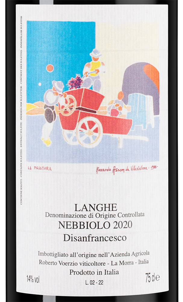 Вино Langhe Nebbiolo Disanfrancesco, Roberto Voerzio, 2020, (137803), Италия, Пьемонт, красное, сухое, 0.75 л, Ланге Неббиоло Дисанфранческо, цена 13490 рублей