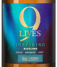 Вино 9 Lives Inspiring Riesling Reserve, (148758), белое сухое, 2023, 0.75 л, 9 Лайвс Инспайринг Рислинг Резерв цена 1490 рублей