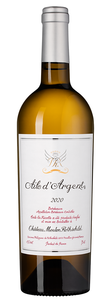 Вино Aile d'Argent, Chateau Mouton Rothschild, 2020, (150936), Франция, Бордо, белое, сухое, 0.75 л, Эль д'Аржан, цена 39990 рублей