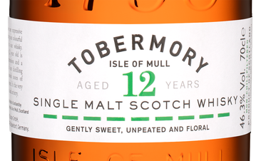 Виски Tobermory Aged 12 Years в подарочной упаковке, (141797), gift box в подарочной упаковке, Односолодовый 12 лет, Шотландия, 0.7 л, Тобермори Эйджд 12 Еарс цена 13490 рублей
