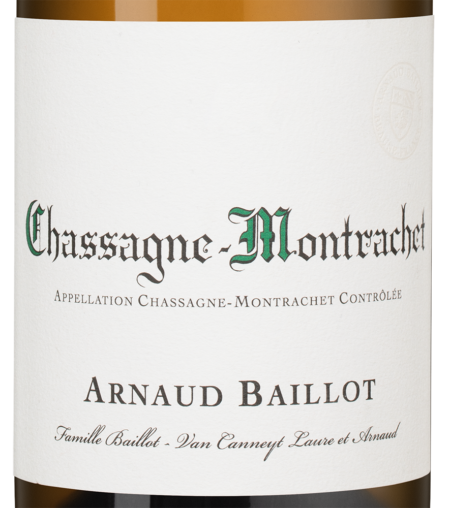 Вино Chassagne-Montrachet, Arnaud Baillot, 2023, (156764), Франция, Бургундия, белое, сухое, 0.75 л, Шассань-Монраше, цена 27490 рублей