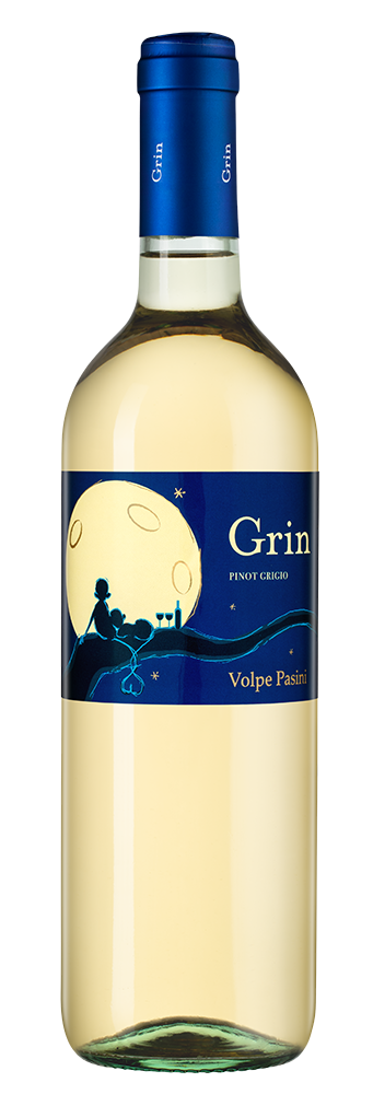 Вино Grin Pinot Grigio, Volpe Pasini, 2020, (132902), Италия, Фриули-Венеция-Джулия, белое, сухое, 0.75 л, Грин Пино Гриджо, цена 3490 рублей