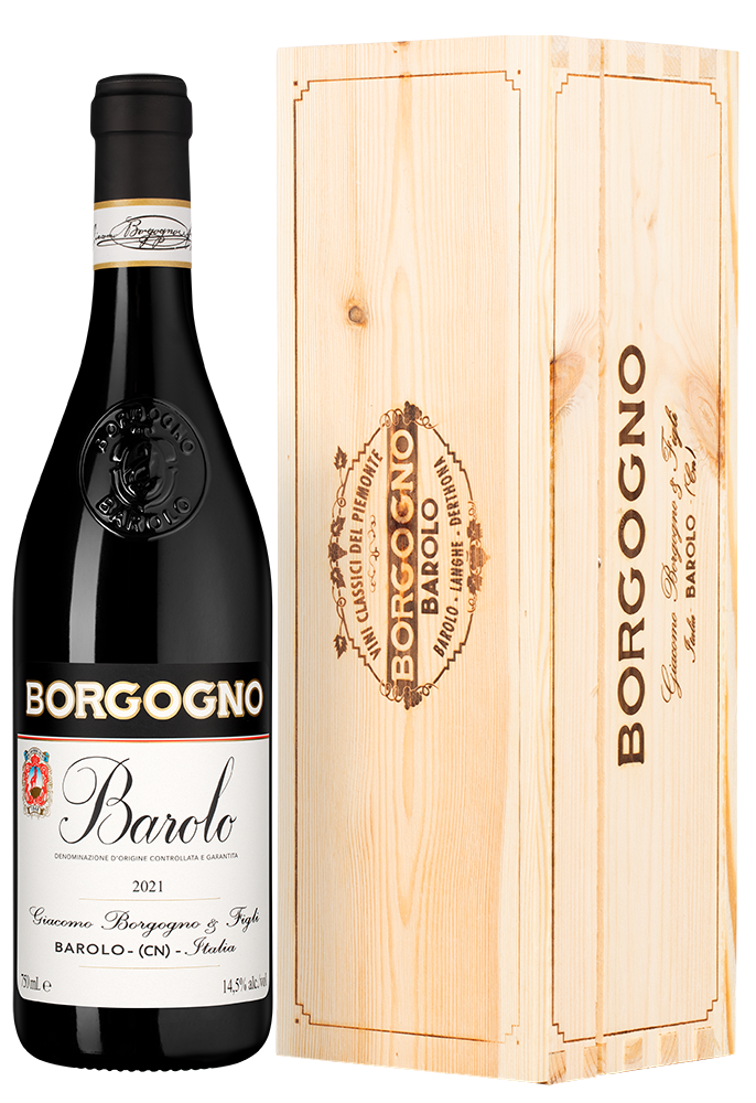Вино Barolo, Borgogno, 2021, (156559), Италия, Пьемонт, красное, сухое, 0.75 л, Бароло, цена 22990 рублей