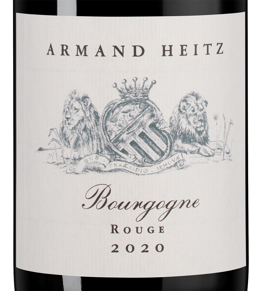 Вино Bourgogne Pinot Noir, Armand Heitz, 2020, (140585), Франция, Бургундия, красное, сухое, 0.75 л, Бургонь Пино Нуар, цена 5490 рублей