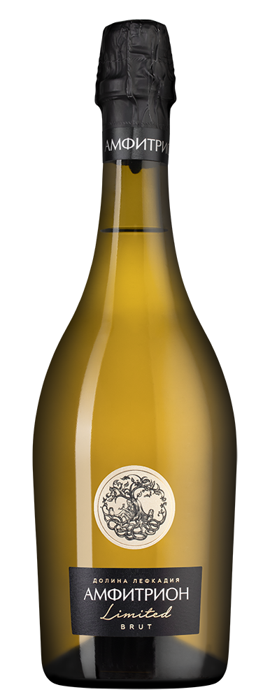 Игристое вино Амфитрион Брют, Лефкадия, 2018, (126173), Россия, Кубань, белое, брют, 0.75 л, Амфитрион Брют, цена 1120 рублей
